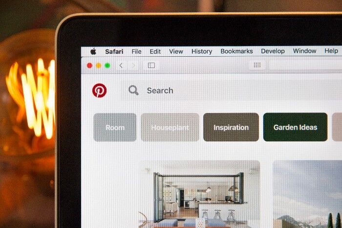 Pinterest Home Page